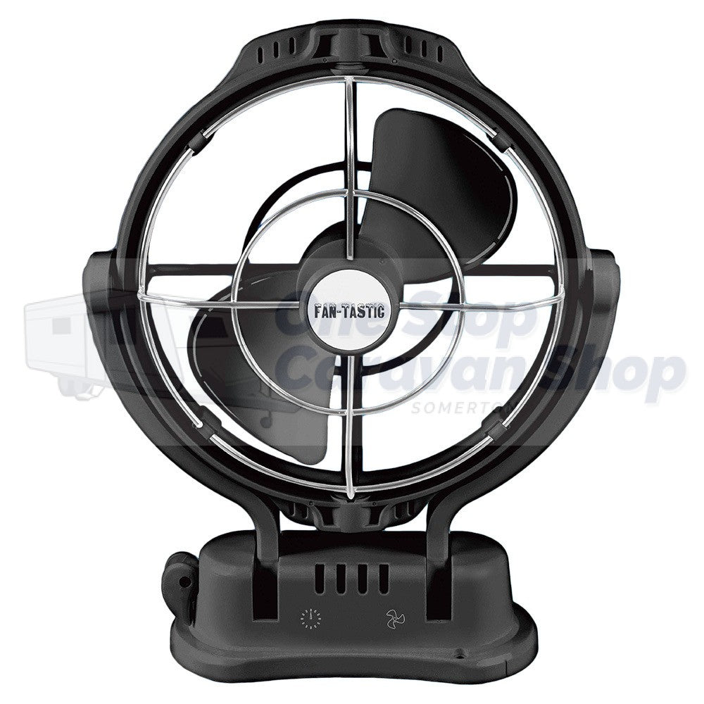 Fantastic Nimbus 12/24V Gimbal Fan Black - with Remote