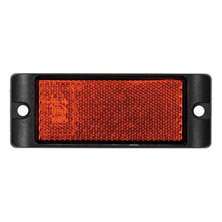 Amber Screw on Reflector (93mm x 35mm)