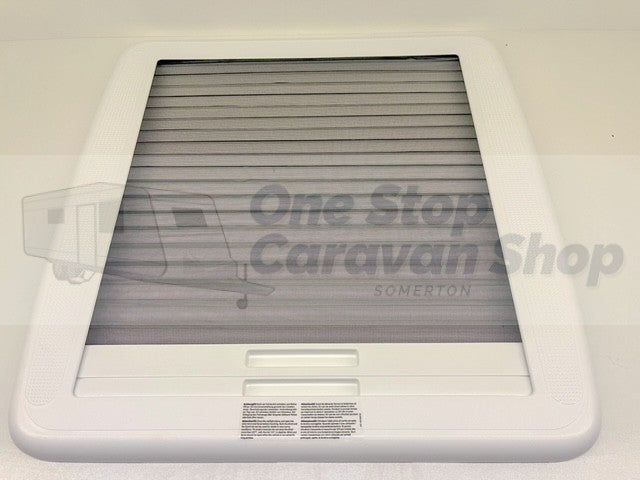 Internal Frame (Off White) with Blind & Screen - Suit Seitz Mini Heki Roof Hatch