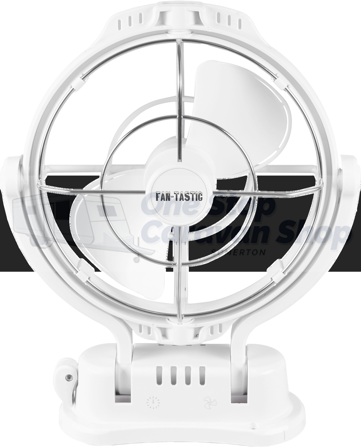 Fantastic Nimbus 12/24V Gimbal Fan White - with Remote