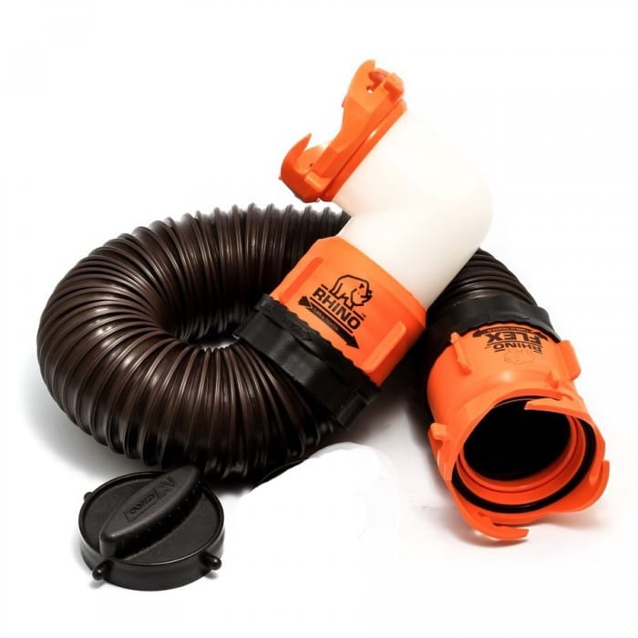 Camco Rhinoflex 90Deg Tote Tank Hose Kit.