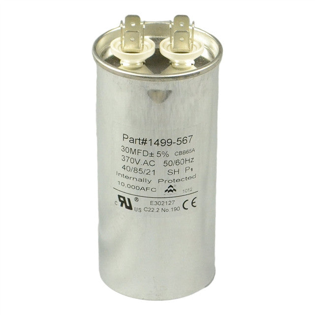 Coleman Mach 1499-5671 Air Conditioner Motor Run Capacitor 30 MFD - 100-01318