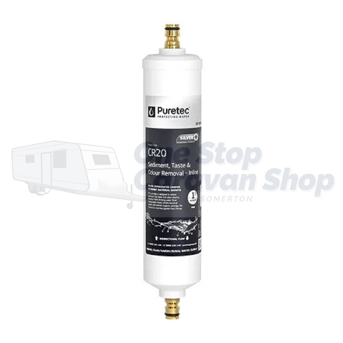 PURETEC INLINE CARAVAN WATER FILTER CARTRIDGE KIT 7494 or CR20