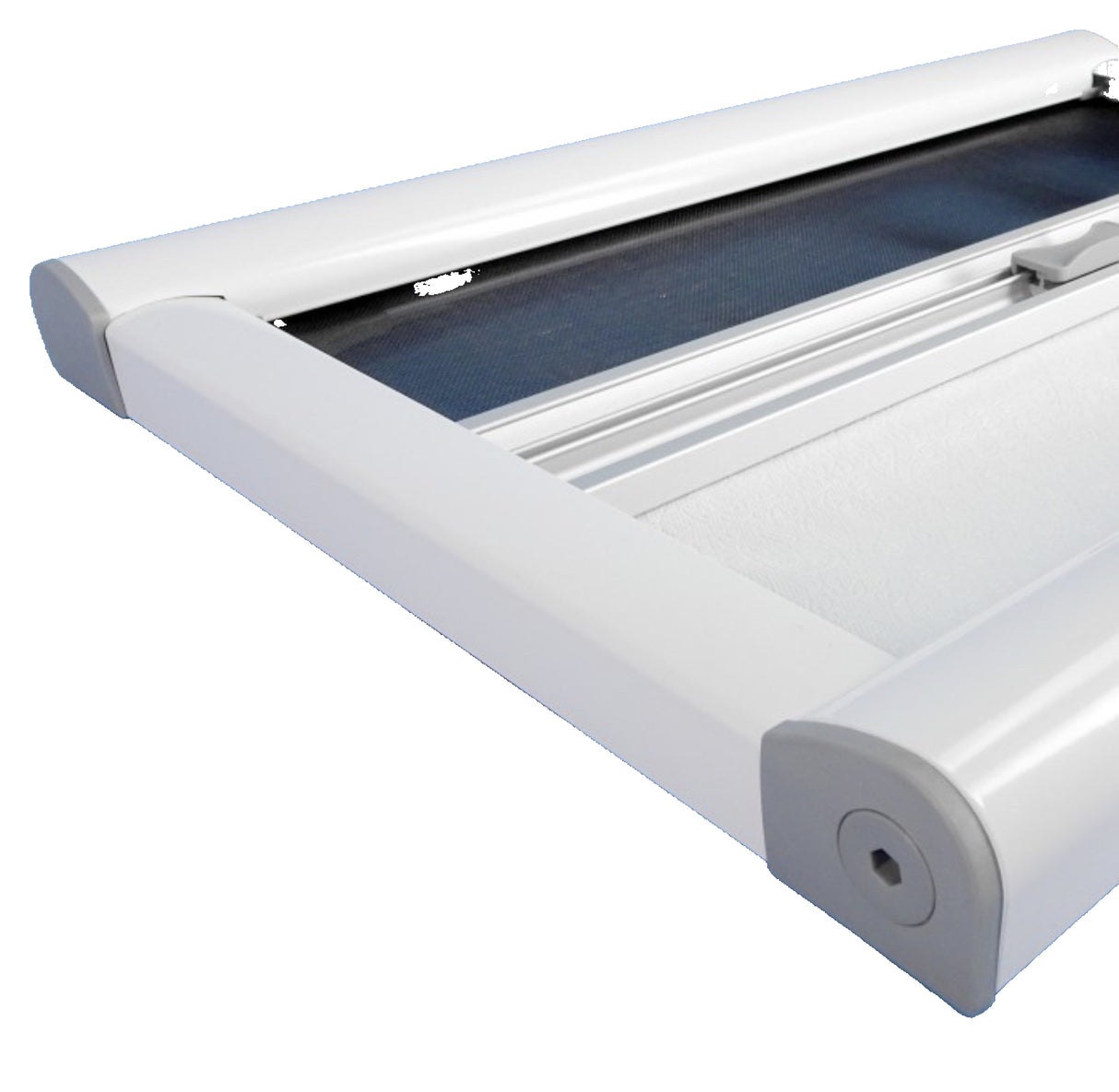 Sanjo Flat Push-Out Caravan Window with Blind - H450xW500mm