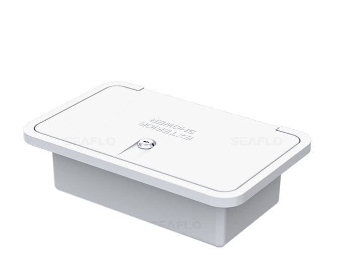 SEAFLO EXTERIOR SHOWER BOX WHITE - SFES1-001