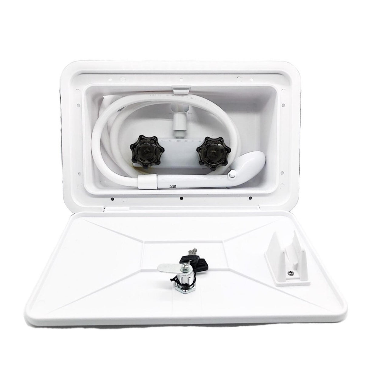 SEAFLO EXTERIOR SHOWER BOX WHITE - SFES1-001