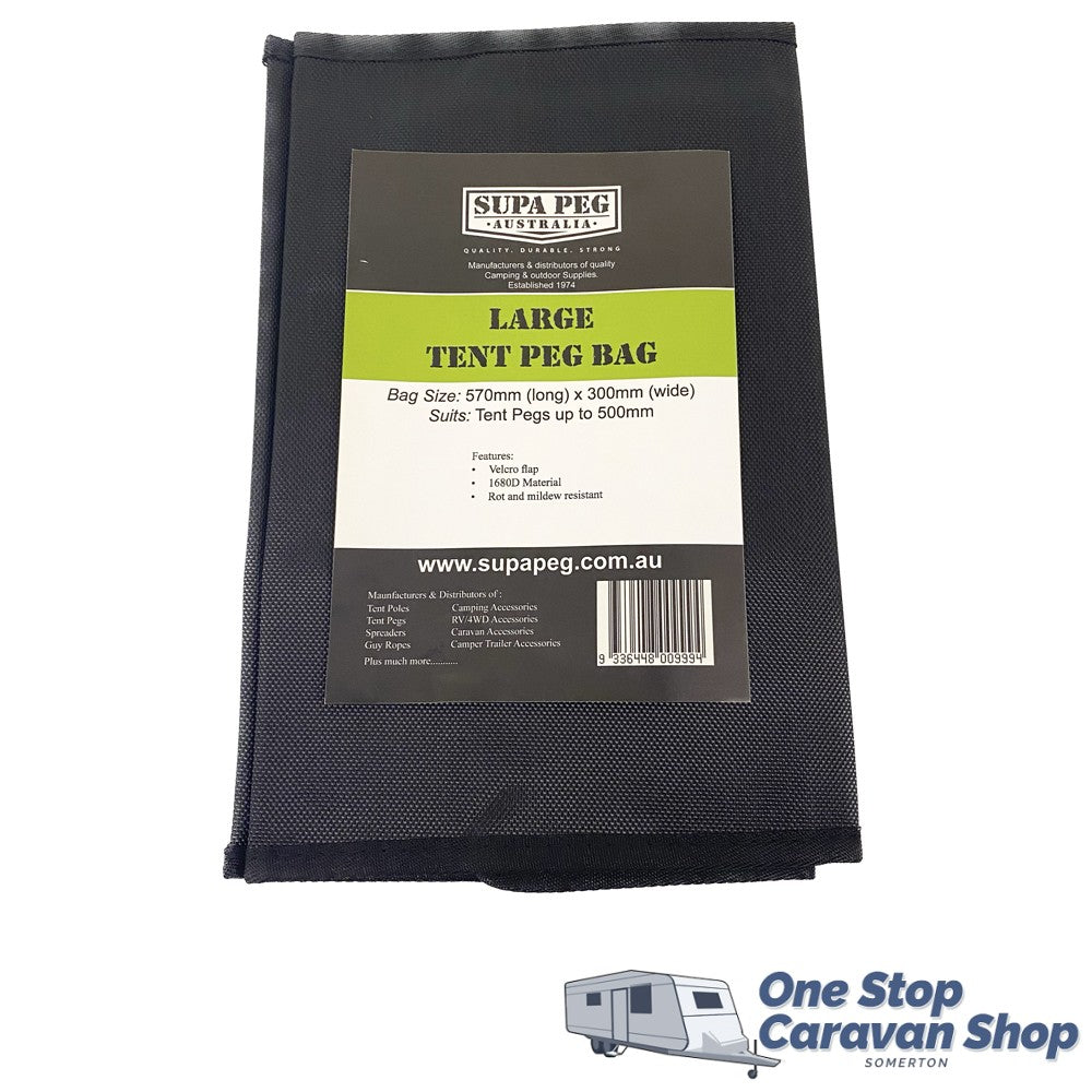 Supa Peg TPB03 Large Canvas Tent Peg Bag
