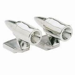 Animal Repeller Chrome Sonic Shu Shoo Roo Warning Guard One Pair