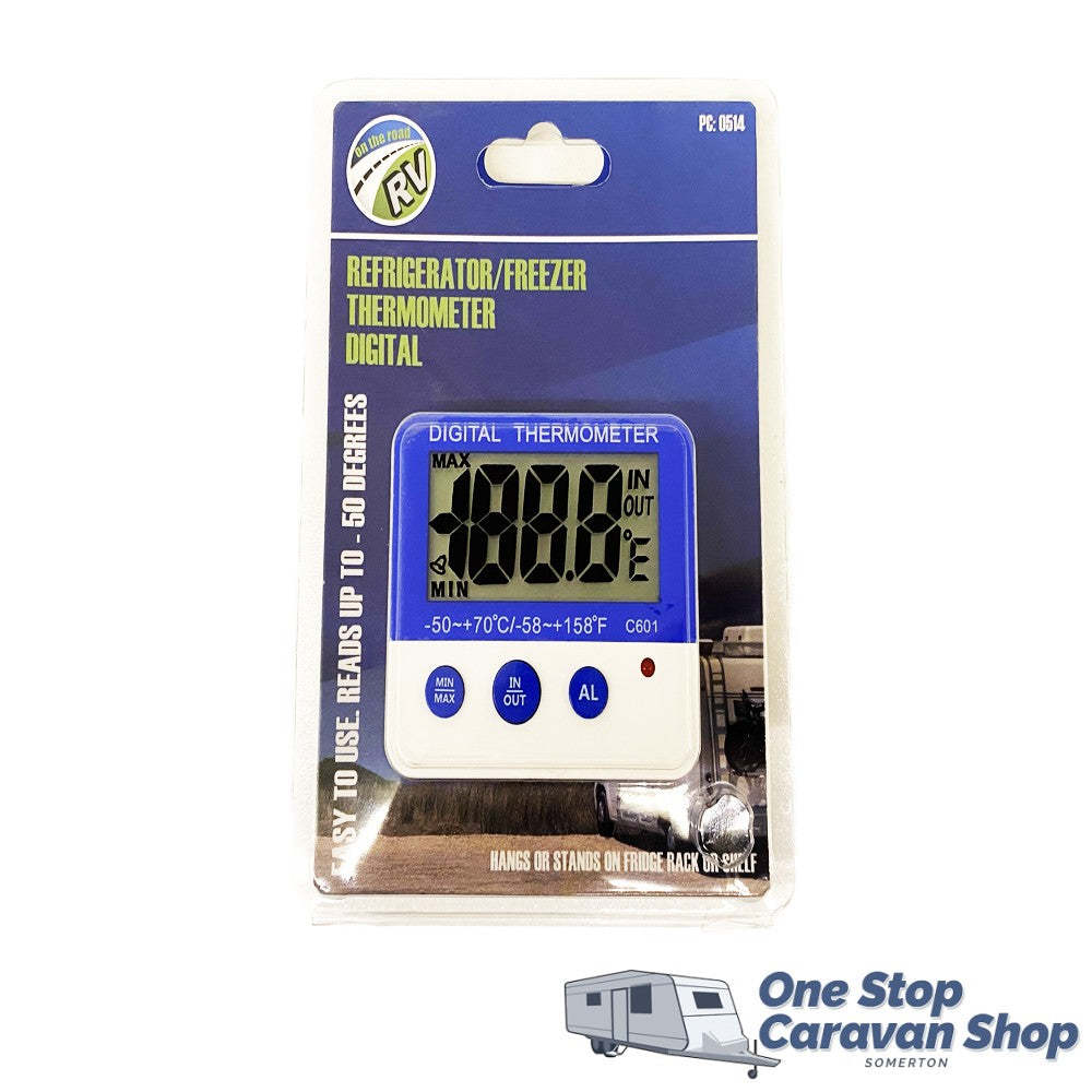 On The Road RV Digital Fridge Thermometer