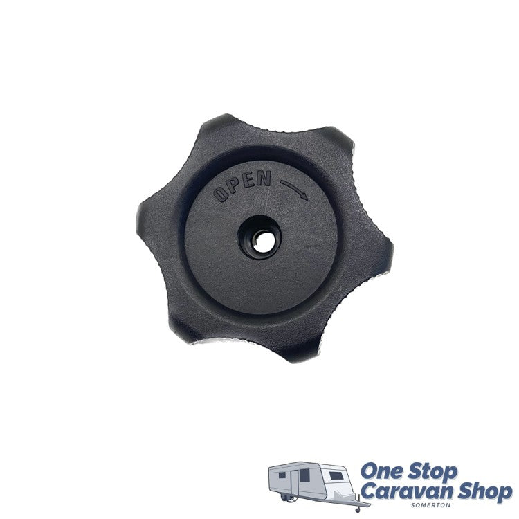 Black Elevating Knob to Suit Ventline Hatch