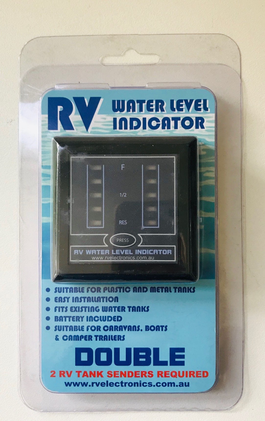 RV Double Water Level Indicator