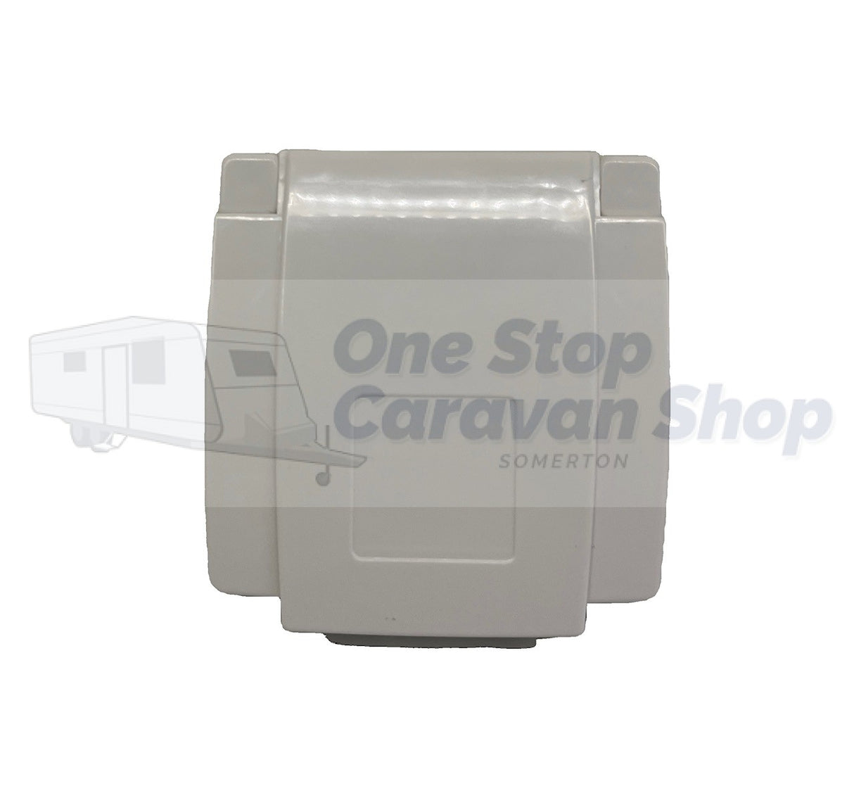 COAST RV Non WaterMarked External Camper Shower Point | White with 1.5Mtr Hose-800-06005