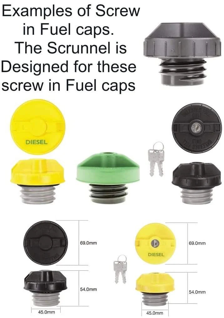 Diesel Yellow Scrunnel Funnel, Diesel Yellow Scrunnel Funnel Car Ute 4x4 Off Road Ford Ranger 4WD Jerry Can Cab