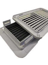 JAYCO 240mm x 140mm (Large) Air Vents (Pair)-Interior with screen & exterior no screen
