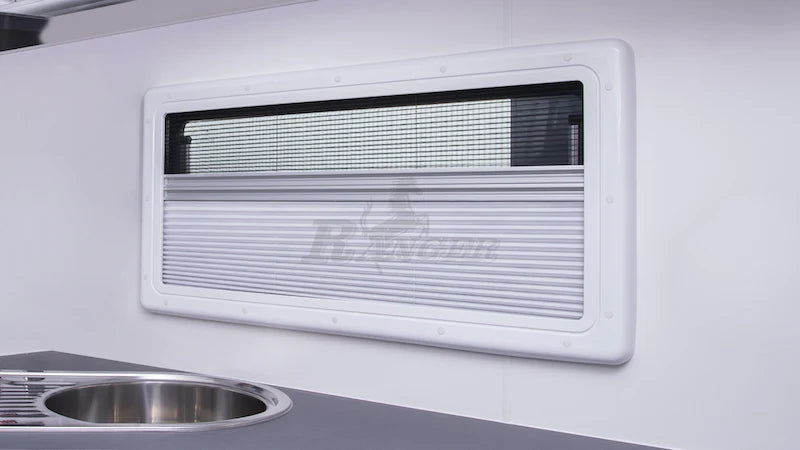 Slightly marked - Ranger Classic Style Cheng Bang Blind/Screen - Internal Frame/Blind+Flyscreen t/s 1200 x 300mm