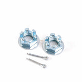 Castellated Axle Nut, Split Pin and Washer Kit