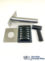 Dometic Gas Flue Kit (Black) For 3-Way Fridges Over 100 Litres