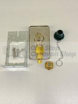 Elbow Bayonet with Wall Plate & Bracket Kit t/s 3/8" & 2m Bayonet hose t/s 1/4" & 3/8"