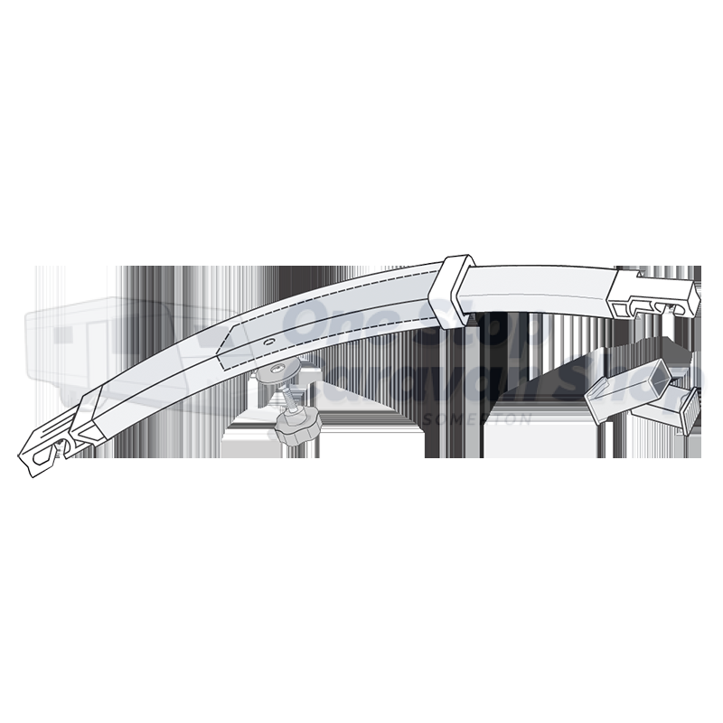 Fiamma Curved Centre Rafter Pro - 98655A002, 200-04600