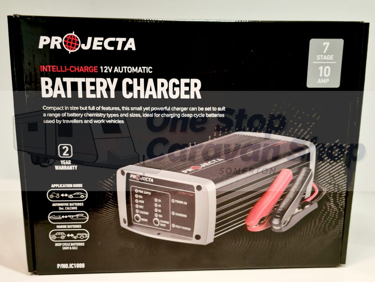 PROJECTA IC10 Projector Intelli-Charge 12V Automatic 10 Amp Battery Charger