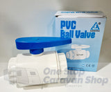 Sanking PVC Ball Valve 1.5" 40mm 150 PSI Rated - OSCSDN40