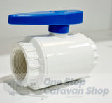Sanking PVC Ball Valve 1.5" 40mm 150 PSI Rated - OSCSDN40