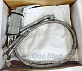 Caravan Bathroom Sink Mixer, 150mm spout with 2 x 12mm Push in Fittings 82H41-CHR