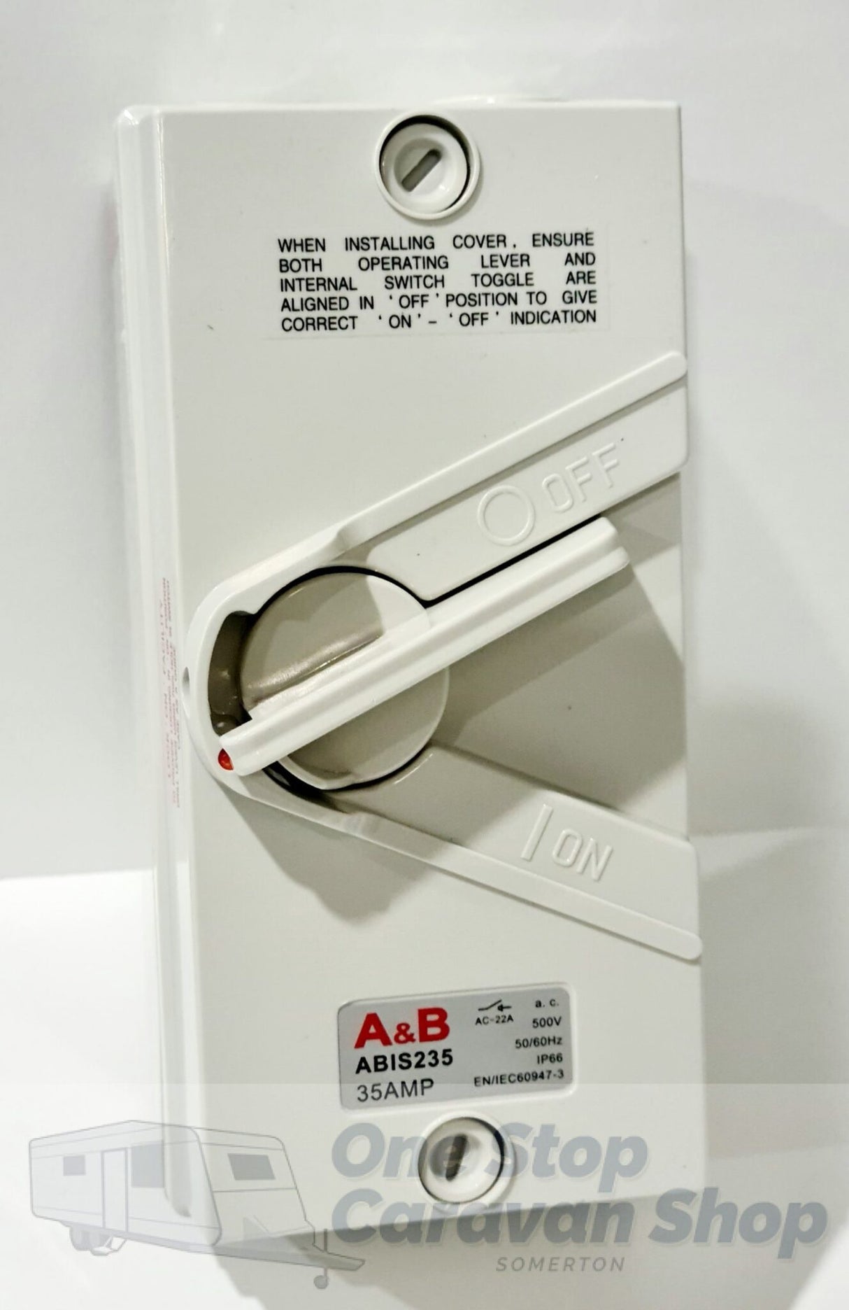 Power Science Weatherproof Isolator 2 pole 35A - ABIS235