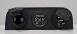 12V Power Gauge with Dual USB - OSCSPVGTUSB