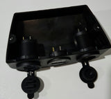 12V Power Gauge with Dual USB - OSCSPVGTUSB