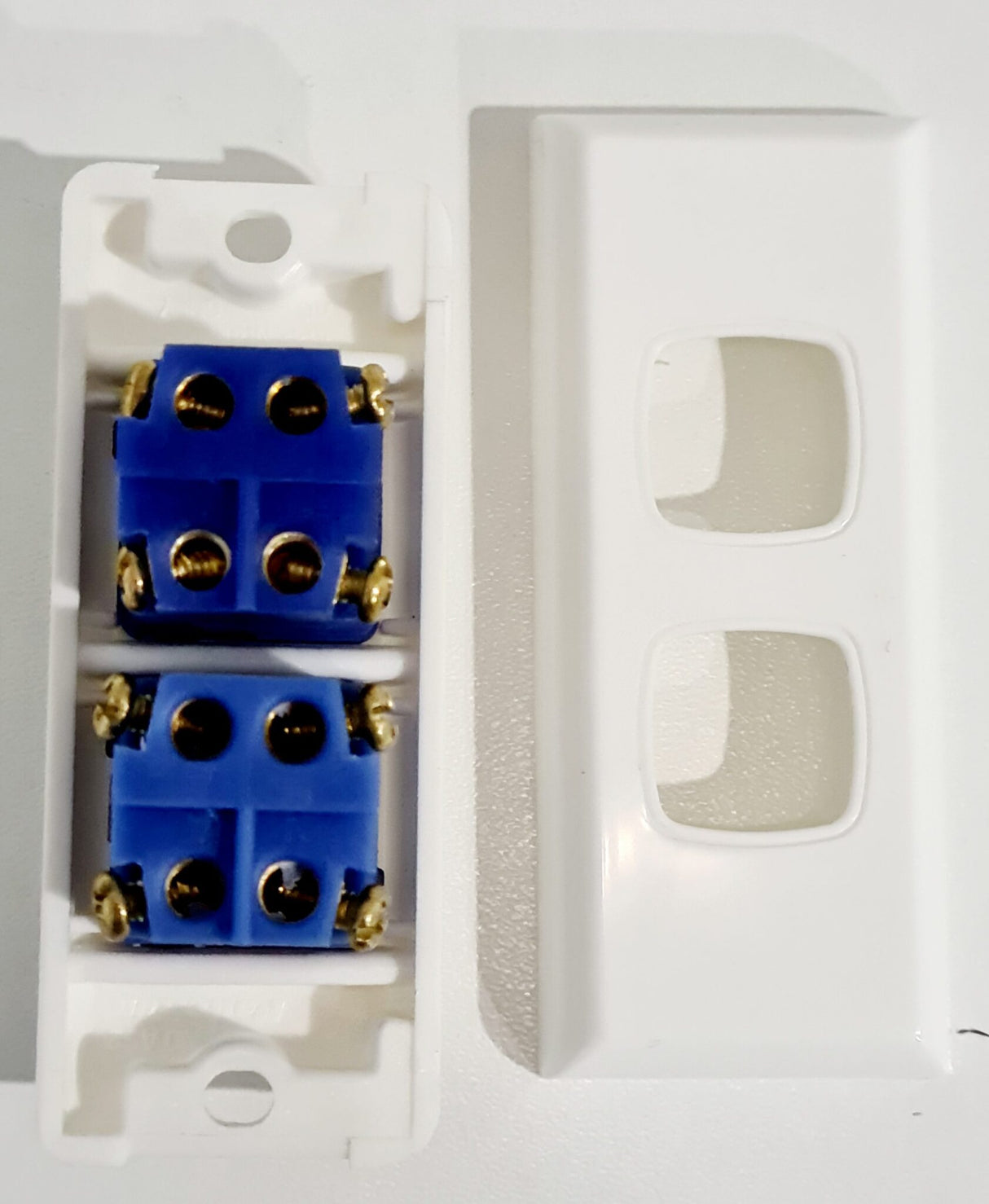 Double Pole Twin Architrave Switch