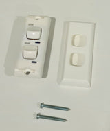 Double Pole Twin Architrave Switch