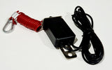 Caravan Break-Away Switch Coiled Cable for Caravan or Trailer.12V