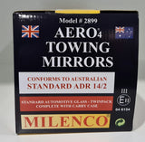 Milenco Aero 4 XXL Wide Convex Mirror (Twin Pack).  MIL2899