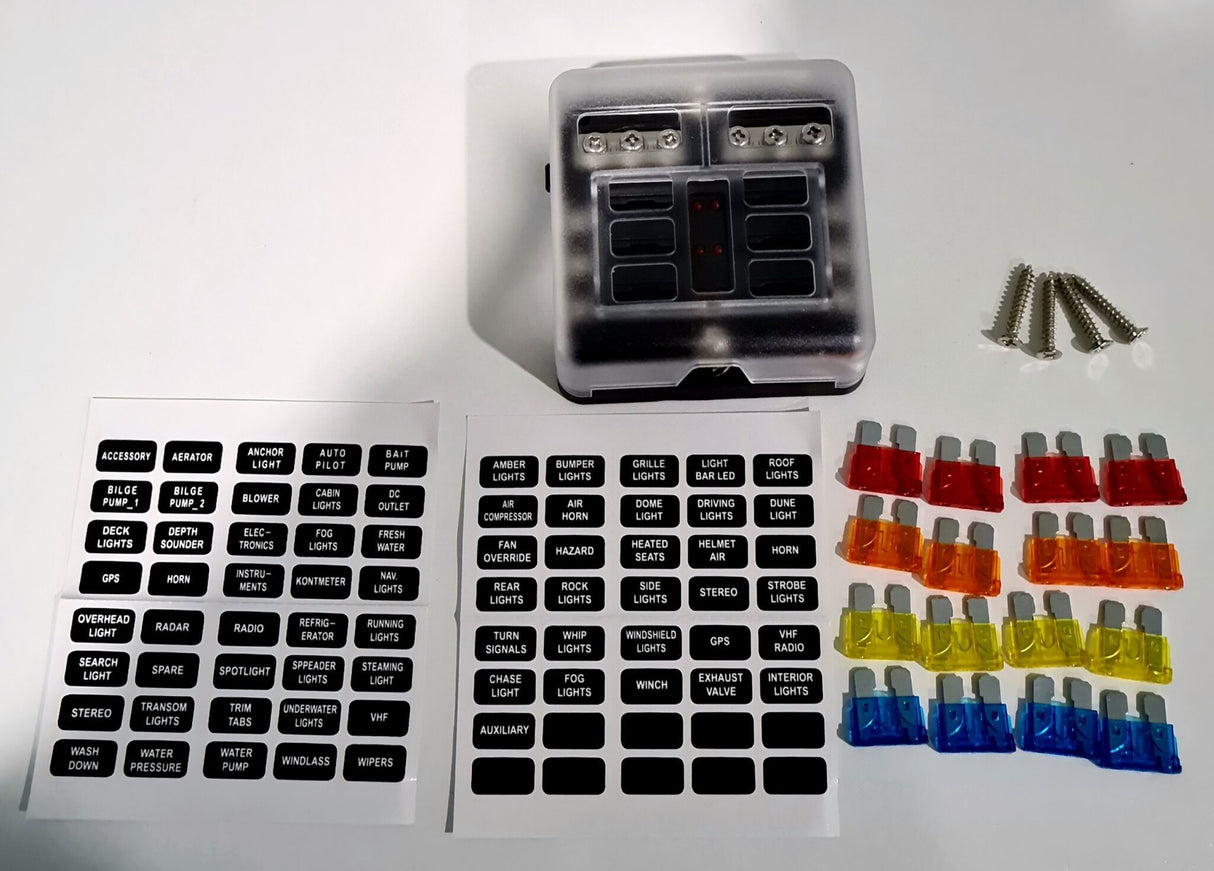 Fuse Box 6 Channel - GFB-6