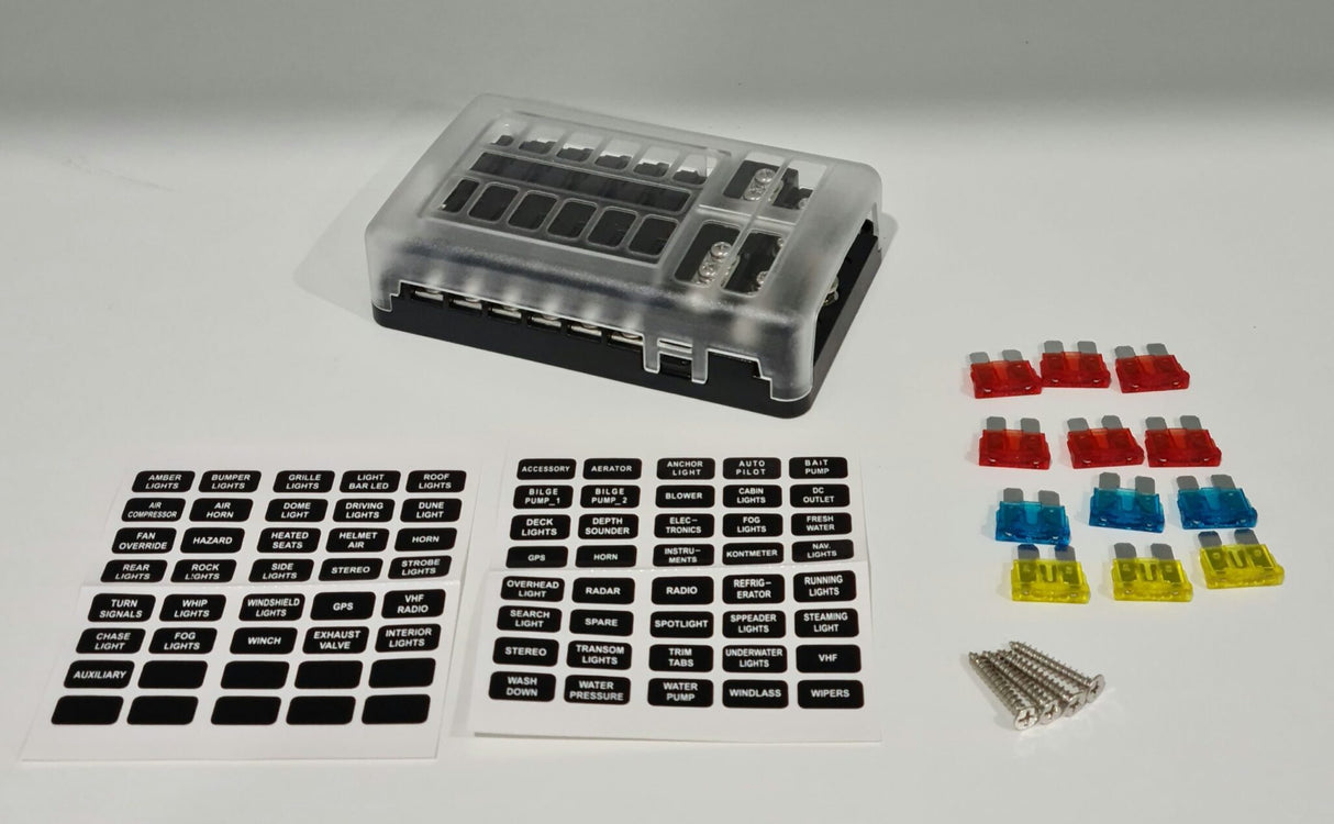 Fuse Box 12 Way - GFB-12