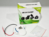 USB CAR CHARGER WHITE - OSCSUSB02