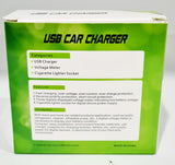 USB CAR CHARGER WHITE - OSCSUSB02