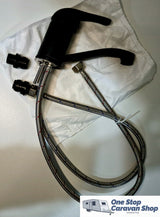 Caravan Bathroom Sink Mixer 150mm spout - 82H41-MB