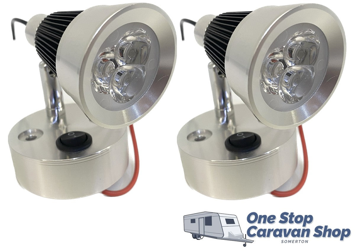 2x Tech RV Reading Light DC12V