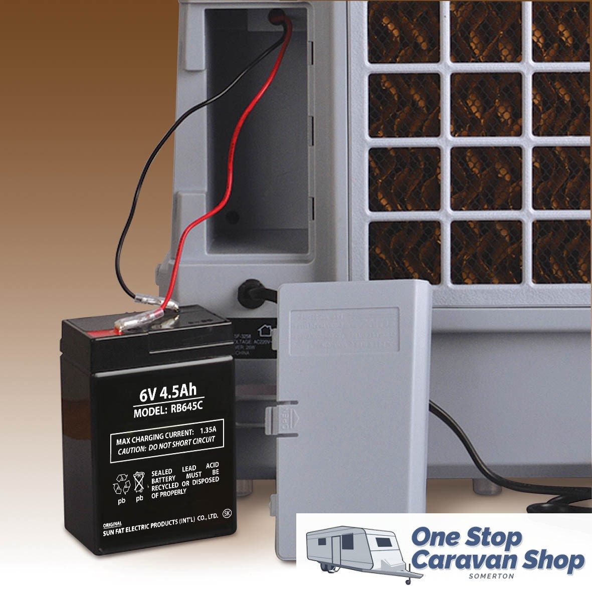 FAN-TASTIC IceO CUBE AC/DC RECHARGEABLE EVAPORATIVE COOLER - 3103