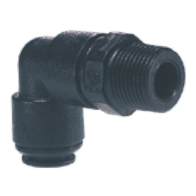 JG 12mm Plastic Swivel Elbow Male 1/2" BSPT