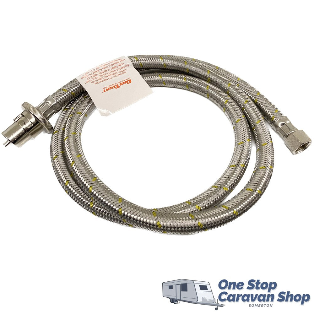 Gas Bayonet Hose 1.5m 3/8