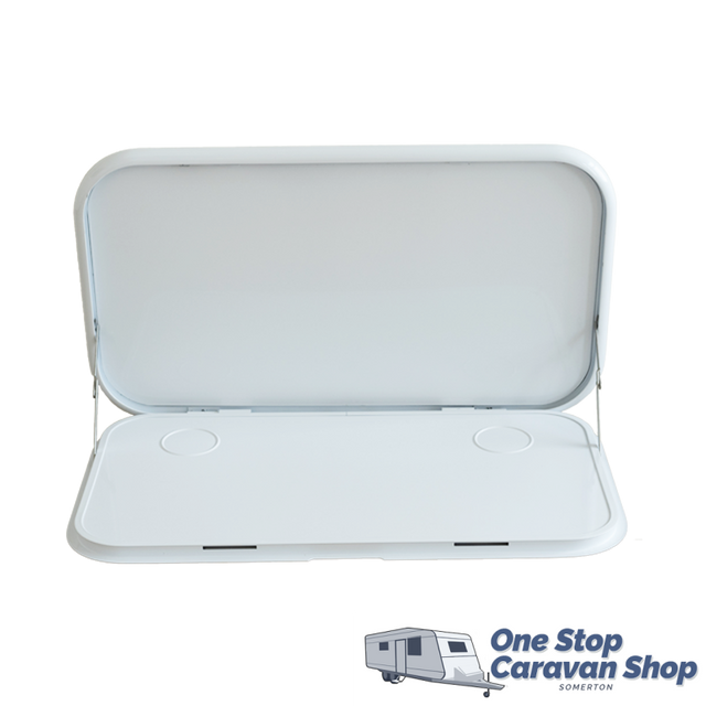 Pin Table Caravan Caravan Picnic Table White with LED Lighting & Backing Plate - 800 x 4 ...