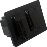 15A POWER INLET RCBO ENCLOSURE - BLACK
