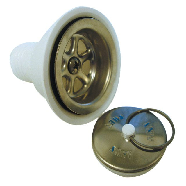 SMEV PLUG & WASTE KIT STRAIGHT 25MM.
