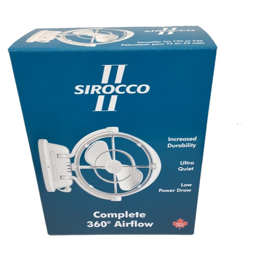 Caframo Sirocco II 12/24V White