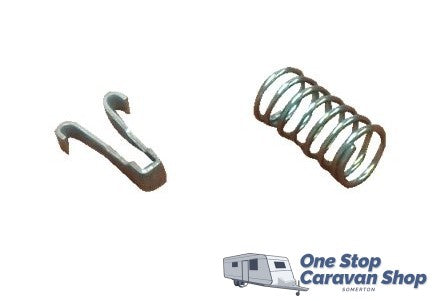 Plastic Door Latch Clip Only (Black)