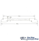 Black LED Grab Handle (12V)