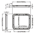 Coast Access Door 1 Black